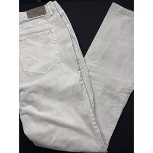 Johnnie-O Mens 33x34 Tapered Leg Corduroy Pants Stretch Cords Tan